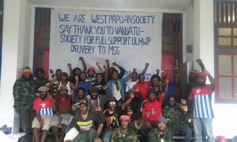 West-Papuans-demonstrate-in-support-of-Vanuatu-supporting-them-for-full-MSG-membership