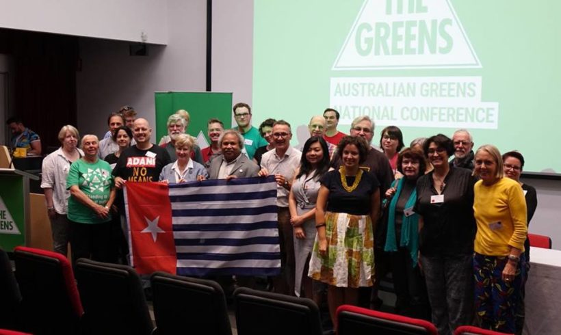 Australian green party conference passes resolution to support self determination for West Papua Australian green party conference passes resolution to support self determination for West Papua